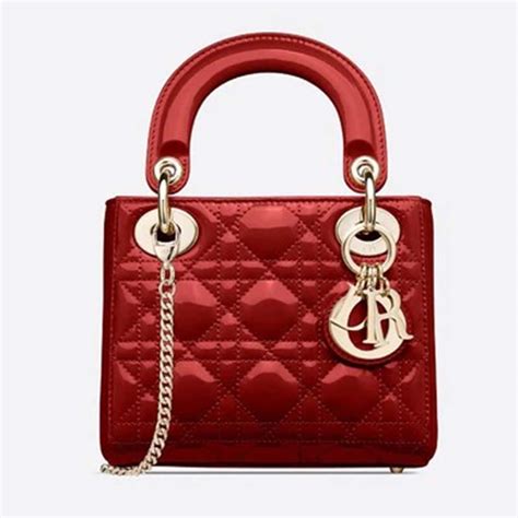 lady dior cherry|dior mini cannage.